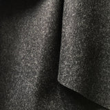Dunkelgrauer Wollloden für Vorhänge