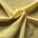 Gelber Gardinenstoff aus recycelten Polyester