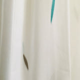 Scherli Gardinenstoff in weiß und blau