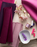 Baumwolle für Tischwäsche in der Farbe fuchsia