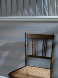 Regency Streifen Baumwolle in blau