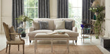 Damast Kissenstoff in beige