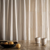 beige Bouclé Stoff für Gardinen