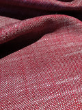 Roter Leinenstoff