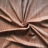 Viskose Stoff in der Farbe rost rot
