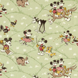 Mickey auf dem Bauerhof Stoffe für Vorhänge
