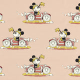 Retro Muster Minnie on the Move in der Farbe candy rosa