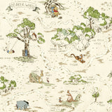Hundert Morgen Wald Winnie Puuh Baumwollstoffe