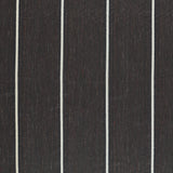 grauer Gardinenstoff mit Bouclé Streifen