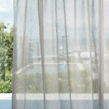 Transparenter Leinen Gardinenstoff