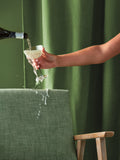 grün melierter Polsterstoff