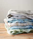 Transparente Karo Stoffe in hellgrün