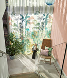 Zarte Leinenstoffe bedruckt mit grauen Farben