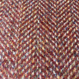 roter Fischgrat aus Schurwolle