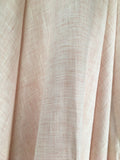 Zarter Leinengardinenstoff in rosa