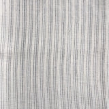 Gardinenstoff aus 100% Leinen in natur und schwarz