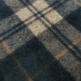 Wollstoff indigo Karo