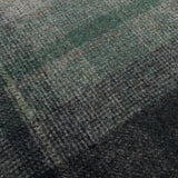 Edle Wollstoff in blau und türks