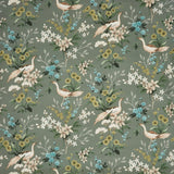 Japanische Reiher Vögel in grün und beige