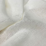 BIo Leinen Voile in creme mit einer Breite von 180 cm