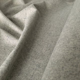 Edler Merino Schurwoll Vorhangstoff in der Farbe hellgrau