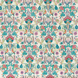 Indische Stoffe mit Henna Muster in flamingo rosa