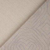 Halbleinen Polsterstoff in der Farbe taupe