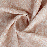 Bio Paisley Stoff in lachsrosa