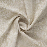 Bio Paisley Stoff in hellbeige
