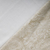 Bio Paisley Stoff in hellbeige