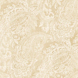 Bio Paisley Stoff in hellbeige