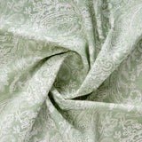 Bio Paisley Polsterstoff hellgrün