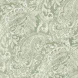 Bio Paisley Stoff in hellgün
