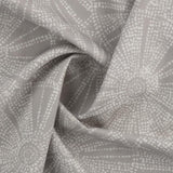 Grafische Satin Stoffe taupe