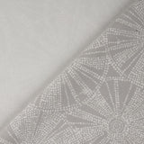 Grafische Satin Stoffe taupe