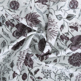 Nachhaltiger Blüten Dekostoff dusky rose
