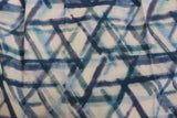 Öko Bio Stoffe indigo blau