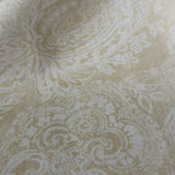 Bio Paisley Stoff hellbeige