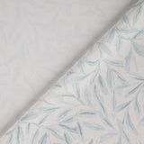 Bio Satin Stoffe in der Farbe himmelblau