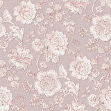 Öko Blumenstoff dusky rose