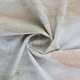 Edler Bio Dekostoff in beige mit Ellipsen