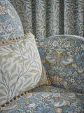 Erdbeerdieb William Morris grau rosa