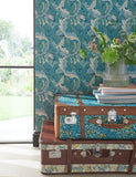 William Morris Dekostoff blau grün