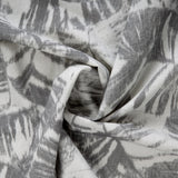 Bio Palmenstoff in der Farbe dark grey
