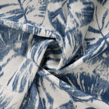 Öko Palmenstoff in der Farbe indigo blau