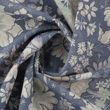 Flower power Stoffe inder Farbe violett