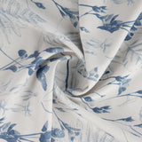 Wildblumen Stoff skyblue