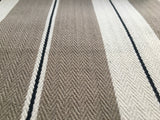 Streifenstoff 100% Baumwolle beige