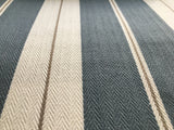 Streifenstoff 100% Baumwolle hellblau
