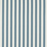 Hochwertiger Blockstreifen Stoff in denim blau und weiß